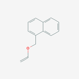 molecular formula C13H12O B13970640 Naphthalene, 1-[(ethenyloxy)methyl]- CAS No. 48140-70-1