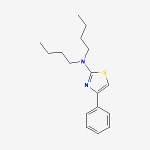 molecular formula C17H24N2S B13970647 Dibutyl-(4-phenyl-thiazol-2-YL)-amine CAS No. 169037-17-6