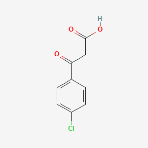 molecular formula C9H7ClO3 B13970667 3-(4-Chlorophenyl)-3-oxopropanoic acid CAS No. 17589-68-3