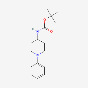 molecular formula C16H24N2O2 B13970732 Tert-butyl 1-phenylpiperidin-4-ylcarbamate CAS No. 1185314-73-1