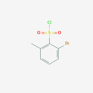 molecular formula C7H6BrClO2S B1397077 2-溴-6-甲基苯磺酰氯 CAS No. 1191028-83-7
