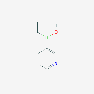 molecular formula C7H8BNO B13970832 Ethenyl(pyridin-3-yl)borinic acid CAS No. 848829-31-2