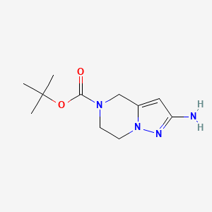 tert-Butyl 2-Amino-6,7-dihydropyrazolo[1,5-a]pyrazine-5(4H)-carboxylate
