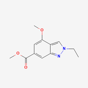 molecular formula C12H14N2O3 B1397089 Methyl 2-ethyl-4-methoxy-2h-indazole-6-carboxylate CAS No. 1245215-49-9