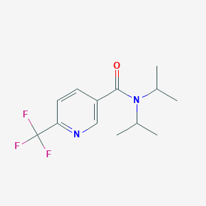 molecular formula C13H17F3N2O B1397090 N,N-Diisopropyl-6-(trifluoromethyl)nicotinamide CAS No. 765298-12-2