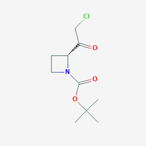 (R)-Tert-butyl 2-(2-chloroacetyl)azetidine-1-carboxylate