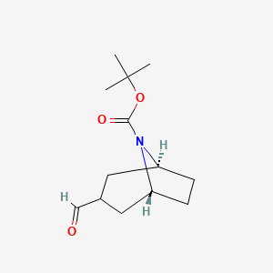 tert-butyl (1R,3S,5S)-rel-3-formyl-8-azabicyclo[3.2.1]octane-8-carboxylate