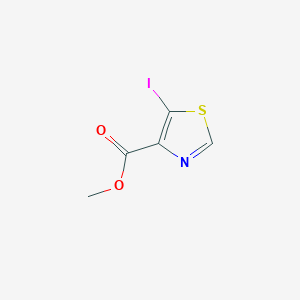 molecular formula C5H4INO2S B13971094 Methyl 5-iodothiazole-4-carboxylate 