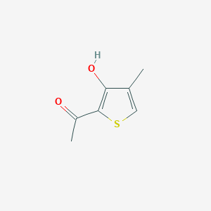 molecular formula C7H8O2S B139712 2-Acetyl-3-hydroxy-4-methylthiophene CAS No. 142267-89-8