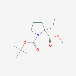 1-tert-Butyl 2-methyl 2-ethylpyrrolidine-1,2-dicarboxylate