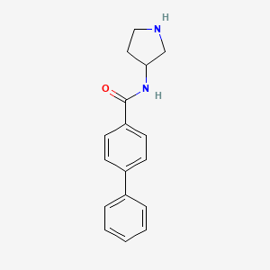 4-Phenyl-N-pyrrolidin-3-ylbenzamide