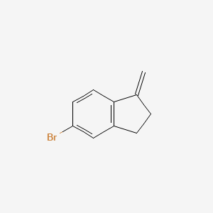 molecular formula C10H9B B1397139 5-Bromo-1-methylene-2,3-dihydro-1H-indene CAS No. 875306-81-3