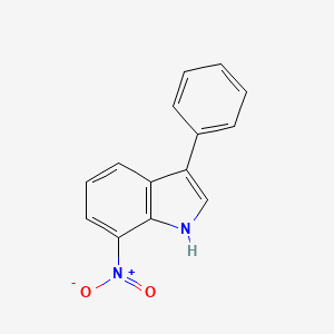 molecular formula C14H10N2O2 B13971441 3-Phenyl-7-nitroindole CAS No. 61861-89-0