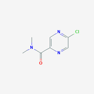 molecular formula C7H8ClN3O B1397147 5-chloro-N,N-dimethylpyrazine-2-carboxamide CAS No. 915949-00-7