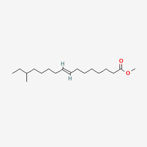 molecular formula C18H34O2 B13971480 Methyl (E)-14-methylhexadec-8-enoate CAS No. 56941-91-4