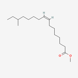 molecular formula C18H34O2 B13971483 Methyl (Z)-14-methylhexadec-8-enoate CAS No. 30689-77-1