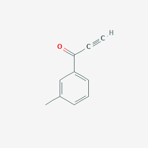 molecular formula C10H8O B1397149 1-(3-Methylphenyl)prop-2-yn-1-one CAS No. 78725-43-6