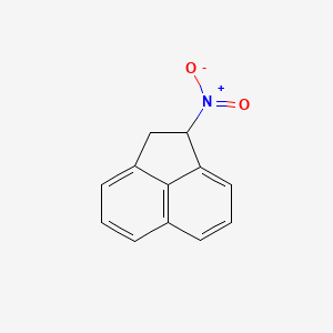molecular formula C12H9NO2 B13971515 Nitroacenaphthene CAS No. 56286-55-6