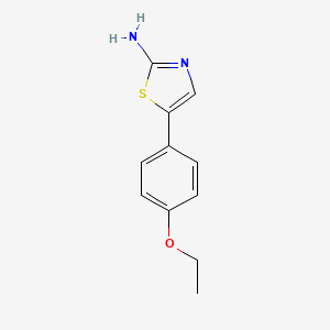 molecular formula C11H12N2OS B13971525 5-(4-Ethoxyphenyl)thiazol-2-amine 