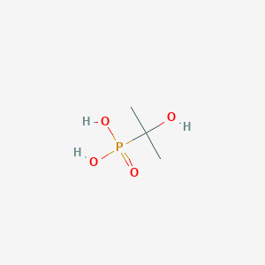 molecular formula C3H9O4P B13971571 2-Hydroxypropan-2-ylphosphonic acid CAS No. 4167-10-6