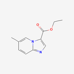 molecular formula C11H12N2O2 B1397159 Ethyl 6-methylimidazo[1,2-a]pyridine-3-carboxylate CAS No. 1359657-01-4