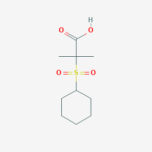 2-Cyclohexanesulfonyl-2-methyl-propionic acid