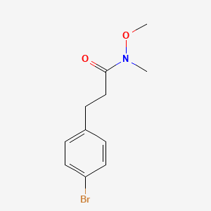 3-(4-Bromophenyl)-N-methoxy-N-methylpropanamide