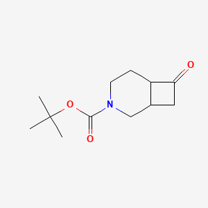 molecular formula C12H19NO3 B1397163 3-Boc-7-oxo-3-azabicyclo[4.2.0]octane CAS No. 1221818-10-5