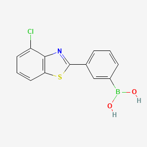 (3-(4-Chlorobenzo[d]thiazol-2-yl)phenyl)boronic acid