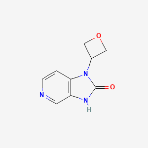 molecular formula C9H9N3O2 B13971893 1,3-Dihydro-1-(3-oxetanyl)-2h-imidazo[4,5-c]pyridin-2-one 