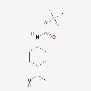 trans-[4-(1-Hydroxyethyl)cyclohexyl]carbamic acid tert-butyl ester