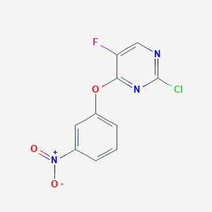 2-Chloro-5-fluoro-4-(3-nitrophenoxy)pyrimidine