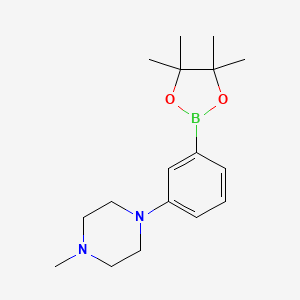 1-Methyl-4-(3-(4,4,5,5-tetramethyl-1,3,2-dioxaborolan-2-YL)phenyl)piperazine