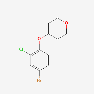 4-(4-bromo-2-chlorophenoxy)tetrahydro-2H-pyran