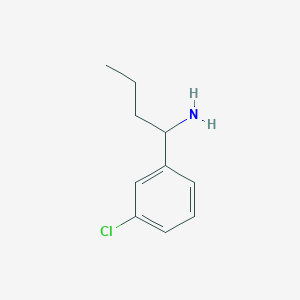 molecular formula C10H14ClN B1397202 1-(3-Chlorophenyl)butan-1-amine CAS No. 51089-99-7