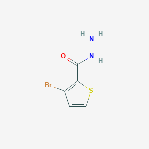 molecular formula C5H5BrN2OS B1397211 3-溴噻吩-2-碳酰肼 CAS No. 1043593-57-2