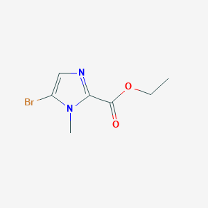 molecular formula C7H9BrN2O2 B1397214 Ethyl 5-bromo-1-methyl-1H-imidazole-2-carboxylate CAS No. 865798-15-8