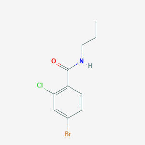 4-bromo-2-chloro-N-propylbenzamide