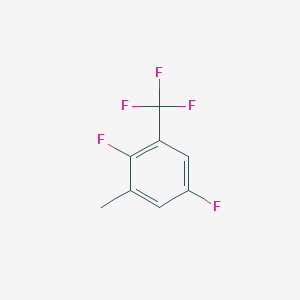 molecular formula C8H5F5 B1397220 2,5-Difluoro-3-methylbenzotrifluoride CAS No. 1803793-06-7