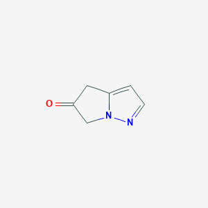 molecular formula C6H6N2O B13972295 4H-Pyrrolo[1,2-b]pyrazol-5(6H)-one 