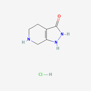 4,5,6,7-Tetrahydro-1H-pyrazolo[3,4-c]pyridin-3(2H)-one hydrochloride