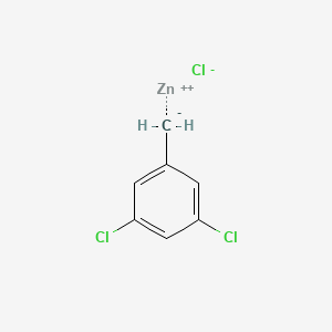 molecular formula C7H5Cl3Zn B13972370 3,5-Dichlorobenzylzincchloride 