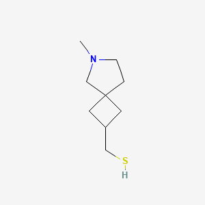 molecular formula C9H17NS B13972384 (6-Methyl-6-azaspiro[3.4]octan-2-yl)methanethiol 