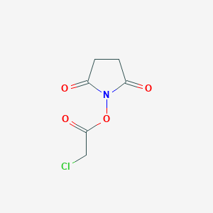 molecular formula C6H6ClNO4 B139724 N-(Chloroacetoxy)succinimide CAS No. 27243-15-8