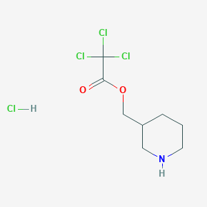 3-Piperidinylmethyl 2,2,2-trichloroacetate hydrochloride
