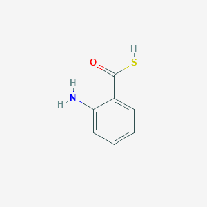 molecular formula C7H7NOS B13972446 2-aminobenzenecarbothioic S-acid CAS No. 32187-15-8