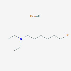 molecular formula C10H23Br2N B13972501 (6-Bromohexyl)diethylamine hydrobromide CAS No. 64993-14-2