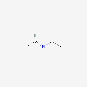 molecular formula C4H9N B13972549 Ethanamine, N-ethylidene CAS No. 1190-79-0