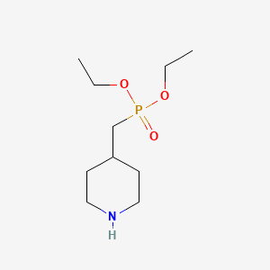 molecular formula C10H22NO3P B13972666 Diethyl (piperidin-4-ylmethyl)phosphonate 