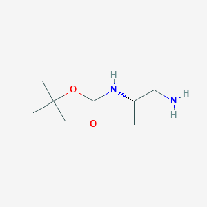 molecular formula C8H18N2O2 B139727 (S)-Tert-butyl 1-aminopropan-2-ylcarbamate CAS No. 146552-71-8